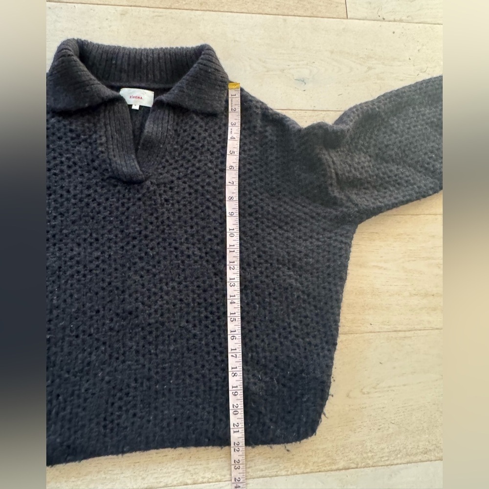 XIRENA ally sweater in black M Alpaca - Picture 7 of 9